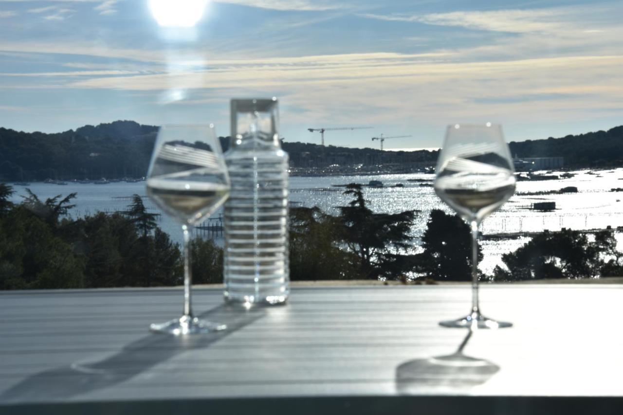 Studio Avec Vue Mer Et Terrasse ラ・セーヌ・シュル・メール エクステリア 写真