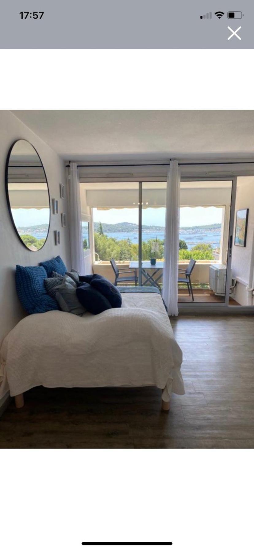Studio Avec Vue Mer Et Terrasse ラ・セーヌ・シュル・メール エクステリア 写真