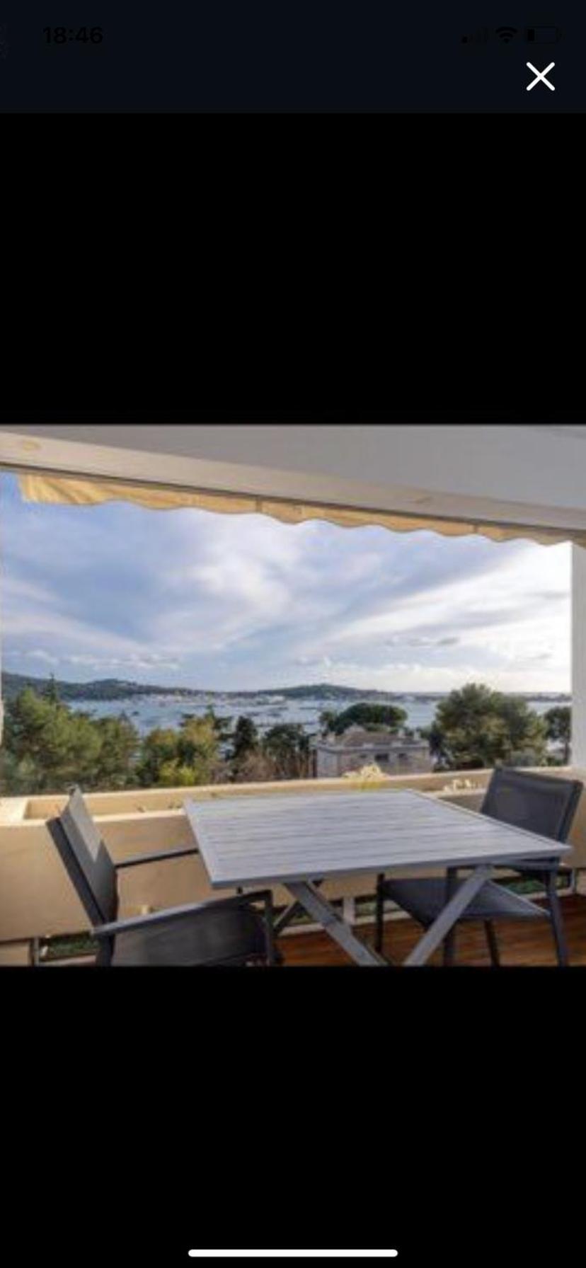 Studio Avec Vue Mer Et Terrasse ラ・セーヌ・シュル・メール エクステリア 写真